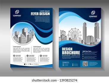 Business abstract vector template. Brochure design, cover modern layout, annual report, poster, flyer in A4 with colorful triangles, geometric shapes for tech, science, market with light background