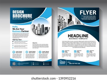 Business abstract vector template. Brochure design, cover modern layout, annual report, poster, flyer in A4 with colorful triangles, geometric shapes for tech, science, market with light background