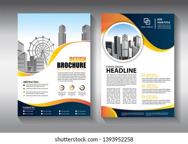 Business abstract vector template. Brochure design, cover modern layout, annual report, poster, flyer in A4 with colorful triangles, geometric shapes for tech, science, market with light background
