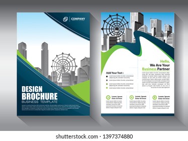 Business abstract vector template. Brochure design, cover modern layout, annual report, poster, flyer in A4 with colorful triangles, geometric shapes for tech, science, market with light background