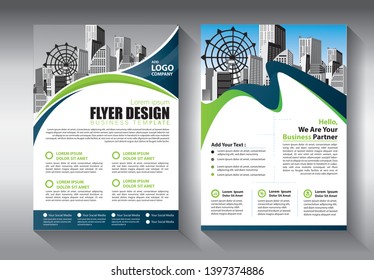 Business abstract vector template. Brochure design, cover modern layout, annual report, poster, flyer in A4 with colorful triangles, geometric shapes for tech, science, market with light background
