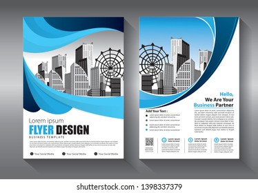 Business abstract vector template. Brochure design, cover modern layout, annual report, poster, flyer in A4 with colorful triangles, geometric shapes for tech, science, market with light background
