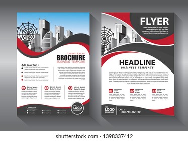 Business abstract vector template. Brochure design, cover modern layout, annual report, poster, flyer in A4 with colorful triangles, geometric shapes for tech, science, market with light background