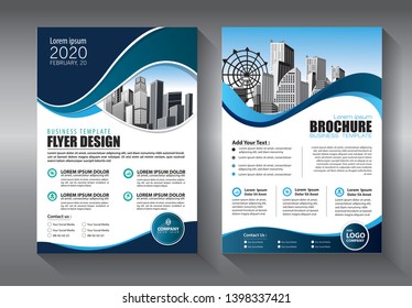 Business abstract vector template. Brochure design, cover modern layout, annual report, poster, flyer in A4 with colorful triangles, geometric shapes for tech, science, market with light background