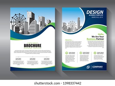 Business abstract vector template. Brochure design, cover modern layout, annual report, poster, flyer in A4 with colorful triangles, geometric shapes for tech, science, market with light background