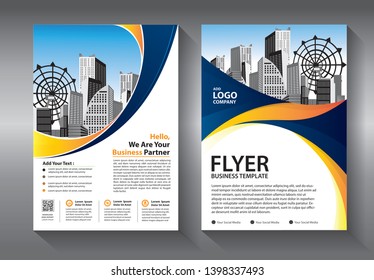 Business abstract vector template. Brochure design, cover modern layout, annual report, poster, flyer in A4 with colorful triangles, geometric shapes for tech, science, market with light background