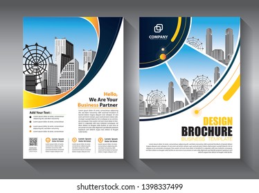 Business abstract vector template. Brochure design, cover modern layout, annual report, poster, flyer in A4 with colorful triangles, geometric shapes for tech, science, market with light background