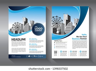 Business abstract vector template. Brochure design, cover modern layout, annual report, poster, flyer in A4 with colorful triangles, geometric shapes for tech, science, market with light background