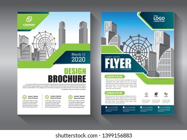 Business abstract vector template. Brochure design, cover modern layout, annual report, poster, flyer in A4 with colorful triangles, geometric shapes for tech, science, market with light background