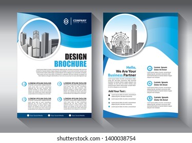 Business abstract vector template. Brochure design, cover modern layout, annual report, poster, flyer in A4 with colorful triangles, geometric shapes for tech, science, market with light background