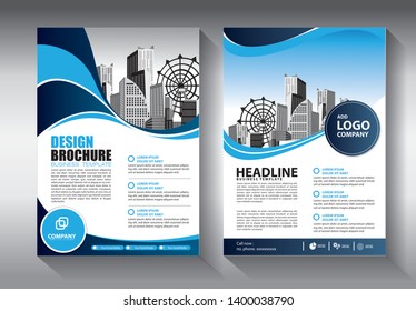 Business abstract vector template. Brochure design, cover modern layout, annual report, poster, flyer in A4 with colorful triangles, geometric shapes for tech, science, market with light background