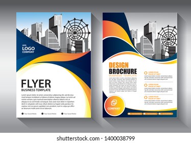 Business abstract vector template. Brochure design, cover modern layout, annual report, poster, flyer in A4 with colorful triangles, geometric shapes for tech, science, market with light background
