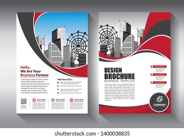 Business abstract vector template. Brochure design, cover modern layout, annual report, poster, flyer in A4 with colorful triangles, geometric shapes for tech, science, market with light background
