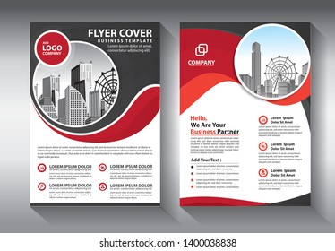 Business abstract vector template. Brochure design, cover modern layout, annual report, poster, flyer in A4 with colorful triangles, geometric shapes for tech, science, market with light background