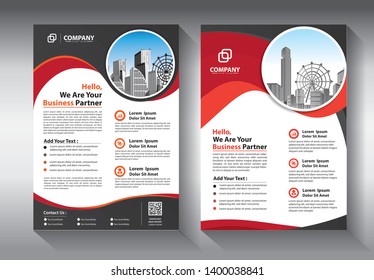 Business abstract vector template. Brochure design, cover modern layout, annual report, poster, flyer in A4 with colorful triangles, geometric shapes for tech, science, market with light background
