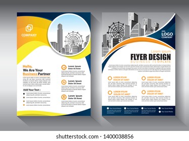 Business abstract vector template. Brochure design, cover modern layout, annual report, poster, flyer in A4 with colorful triangles, geometric shapes for tech, science, market with light background