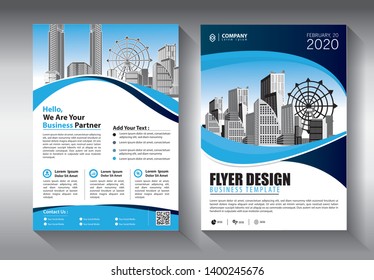 Business abstract vector template. Brochure design, cover modern layout, annual report, poster, flyer in A4 with colorful triangles, geometric shapes for tech, science, market with light background