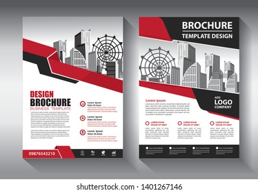 Business abstract vector template. Brochure design, cover modern layout, annual report, poster, flyer in A4 with colorful triangles, geometric shapes for tech, science, market with light background
