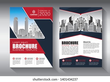 Business abstract vector template. Brochure design, cover modern layout, annual report, poster, flyer in A4 with colorful triangles, geometric shapes for tech, science, market with light background