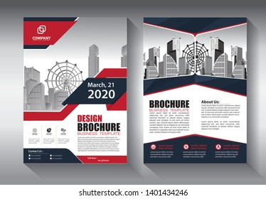 Business abstract vector template. Brochure design, cover modern layout, annual report, poster, flyer in A4 with colorful triangles, geometric shapes for tech, science, market with light background