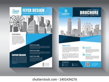 Business abstract vector template. Brochure design, cover modern layout, annual report, poster, flyer in A4 with colorful triangles, geometric shapes for tech, science, market with light background