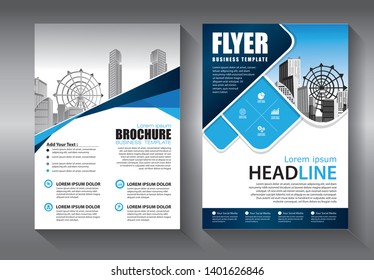 Business abstract vector template. Brochure design, cover modern layout, annual report, poster, flyer in A4 with colorful triangles, geometric shapes for tech, science, market with light background