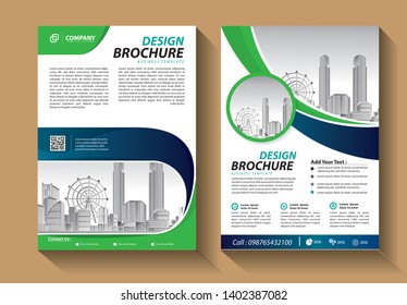Business abstract vector template. Brochure design, cover modern layout, annual report, poster, flyer in A4 with colorful triangles, geometric shapes for tech, science, market with light background