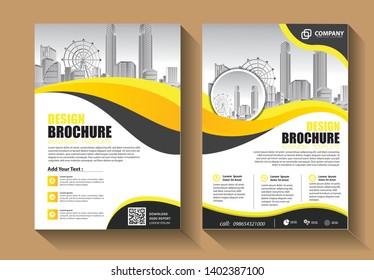 Business abstract vector template. Brochure design, cover modern layout, annual report, poster, flyer in A4 with colorful triangles, geometric shapes for tech, science, market with light background