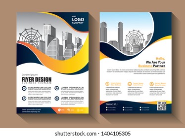 Business abstract vector template. Brochure design, cover modern layout, annual report, poster, flyer in A4 with colorful triangles, geometric shapes for tech, science, market with light background