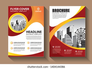 Business abstract vector template. Brochure design, cover modern layout, annual report, poster, flyer in A4 with colorful triangles, geometric shapes for tech, science, market with light background