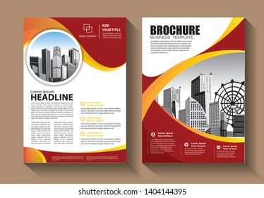 Business abstract vector template. Brochure design, cover modern layout, annual report, poster, flyer in A4 with colorful triangles, geometric shapes for tech, science, market with light background