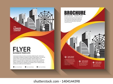 Business abstract vector template. Brochure design, cover modern layout, annual report, poster, flyer in A4 with colorful triangles, geometric shapes for tech, science, market with light background