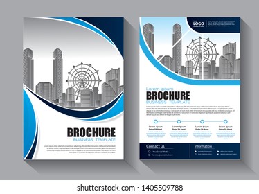 Business abstract vector template. Brochure design, cover modern layout, annual report, poster, flyer in A4 with colorful triangles, geometric shapes for tech, science, market with light background
