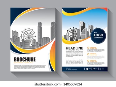 Business abstract vector template. Brochure design, cover modern layout, annual report, poster, flyer in A4 with colorful triangles, geometric shapes for tech, science, market with light background