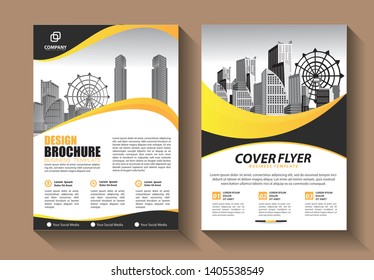 Business abstract vector template. Brochure design, cover modern layout, annual report, poster, flyer in A4 with colorful triangles, geometric shapes for tech, science, market with light background