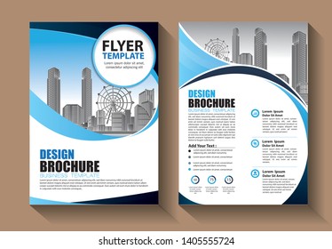 Business abstract vector template. Brochure design, cover modern layout, annual report, poster, flyer in A4 with colorful triangles, geometric shapes for tech, science, market with light background