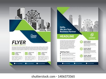 Business abstract vector template. Brochure design, cover modern layout, annual report, poster, flyer in A4 with colorful triangles, geometric shapes for tech, science, market with light background