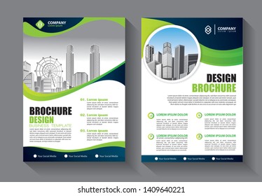 Business abstract vector template. Brochure design, cover modern layout, annual report, poster, flyer in A4 with colorful triangles, geometric shapes for tech, science, market with light background