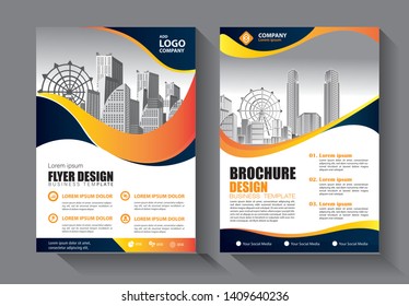 Business abstract vector template. Brochure design, cover modern layout, annual report, poster, flyer in A4 with colorful triangles, geometric shapes for tech, science, market with light background