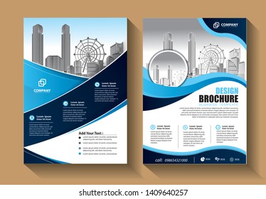 Business abstract vector template. Brochure design, cover modern layout, annual report, poster, flyer in A4 with colorful triangles, geometric shapes for tech, science, market with light background