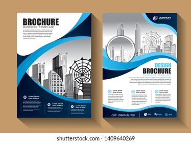 Business abstract vector template. Brochure design, cover modern layout, annual report, poster, flyer in A4 with colorful triangles, geometric shapes for tech, science, market with light background