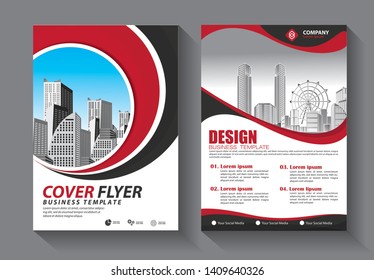 Business abstract vector template. Brochure design, cover modern layout, annual report, poster, flyer in A4 with colorful triangles, geometric shapes for tech, science, market with light background
