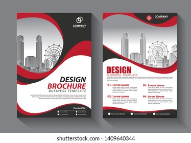 Business abstract vector template. Brochure design, cover modern layout, annual report, poster, flyer in A4 with colorful triangles, geometric shapes for tech, science, market with light background