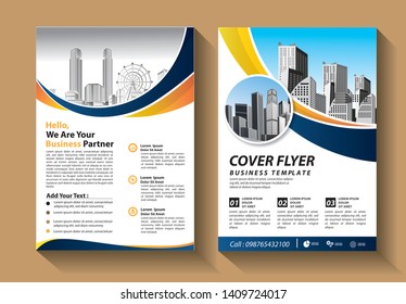 Business abstract vector template. Brochure design, cover modern layout, annual report, poster, flyer in A4 with colorful triangles, geometric shapes for tech, science, market with light background