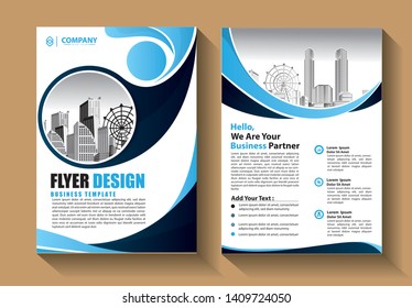 Business abstract vector template. Brochure design, cover modern layout, annual report, poster, flyer in A4 with colorful triangles, geometric shapes for tech, science, market with light background