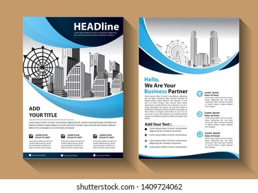 Business abstract vector template. Brochure design, cover modern layout, annual report, poster, flyer in A4 with colorful triangles, geometric shapes for tech, science, market with light background
