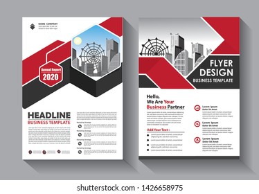 Business abstract vector template. Brochure design, cover modern layout, annual report, poster, flyer in A4 with colorful triangles, geometric shapes for tech, science, market with light background