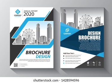 Business abstract vector template. Brochure design, cover modern layout, annual report, poster, flyer in A4 with colorful triangles, geometric shapes for tech, science, market with light background