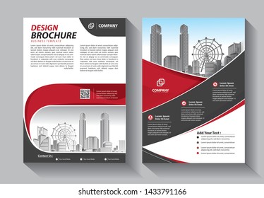Business abstract vector template. Brochure design, cover modern layout, annual report, poster, flyer in A4 with colorful triangles, geometric shapes for tech, science, market with light background