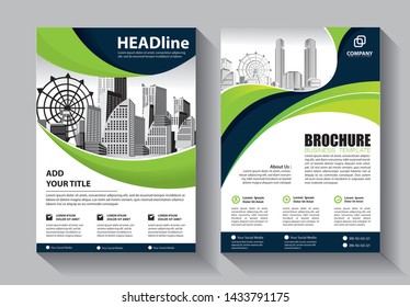 Business abstract vector template. Brochure design, cover modern layout, annual report, poster, flyer in A4 with colorful triangles, geometric shapes for tech, science, market with light background